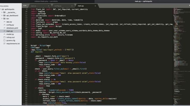#1 membuat API dengan Flask framework python tutorial ke 1 смотреть онлайн