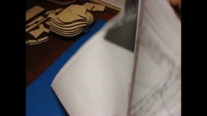 Начало сборки модели парусника "Bounty".