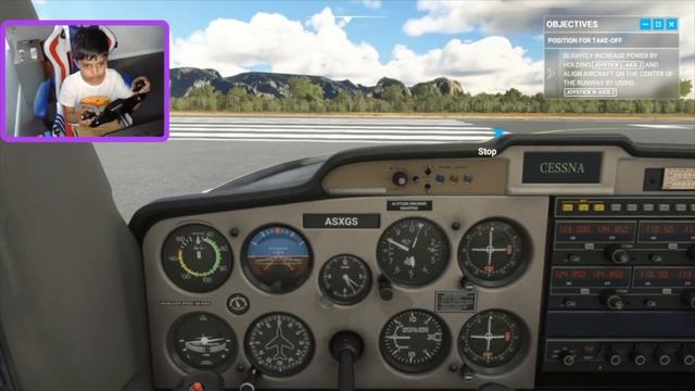 Microsoft Flight Simulator 2020 Take-off Training using Yoke, Throttle & Pedals смотреть онлайн