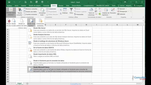 Importar un archivo XML o SQL a Excel смотреть онлайн