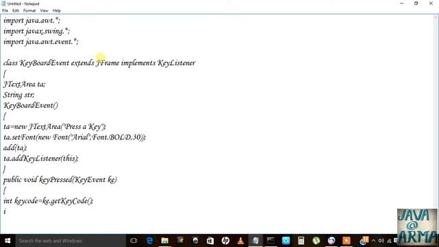 Java Swing Vitrual Key Part 1 смотреть онлайн