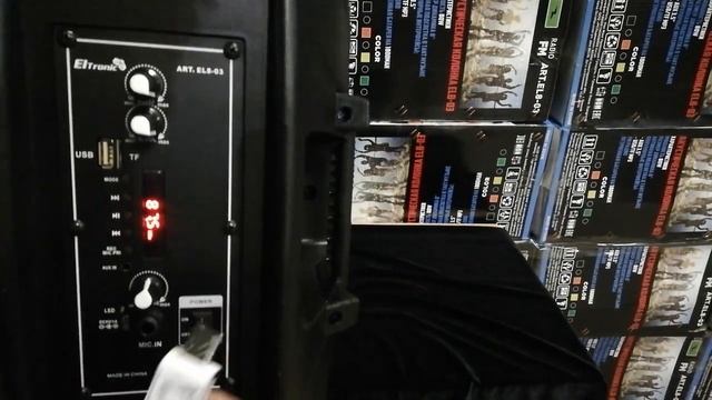 Eltronic EL 08 03 Громкая, мощная портативная колонка с аккумулятором смотреть онлайн