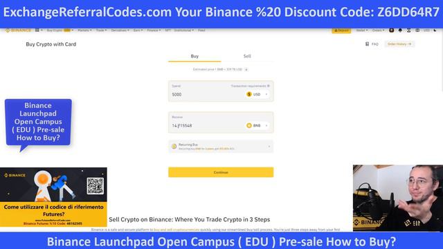Binance Launchpad Open Campus (EDU) Token Pre-sale How to Buy? смотреть онлайн