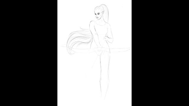 INKTOBER 2022 DAY 19 Theme - PONYTAIL | ИНКТОБЕР 2022 ДЕНЬ 19 Тема - Конский хвост (причёска) смотреть онлайн