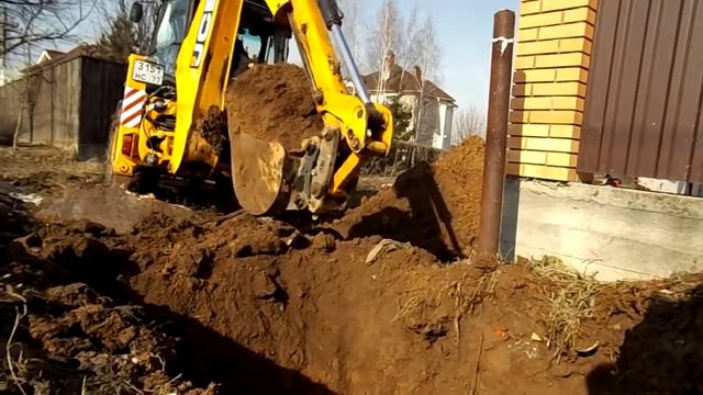 Копка котлована под КНС смотреть онлайн