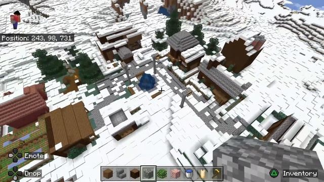 A Minecraft Christmas!!! Christmas Village | Survival | Creative