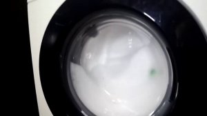 стирка на стиральной машине Samsung, стиралка вся в пене и не большой Sudslock!