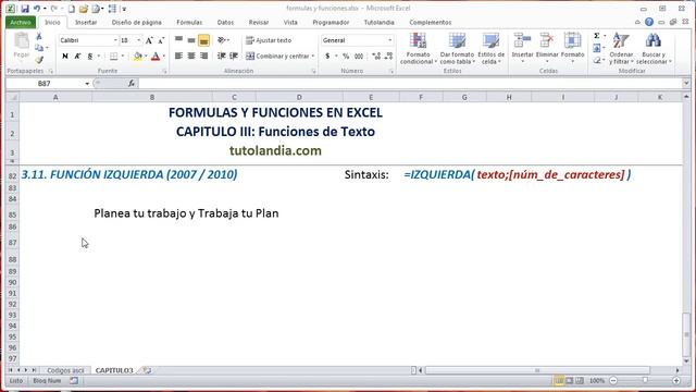 3.11 Función Izquierda: Fórmulas y Funciones en Excel смотреть онлайн