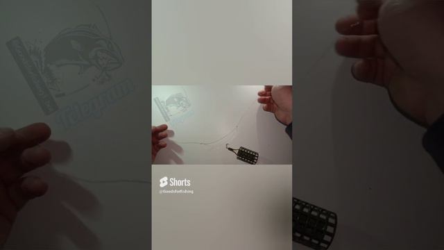 Изготовление фидерной оснастки Асимметричная петля. Asymmetric Loop. #fishing #рыбалка #knot #петля