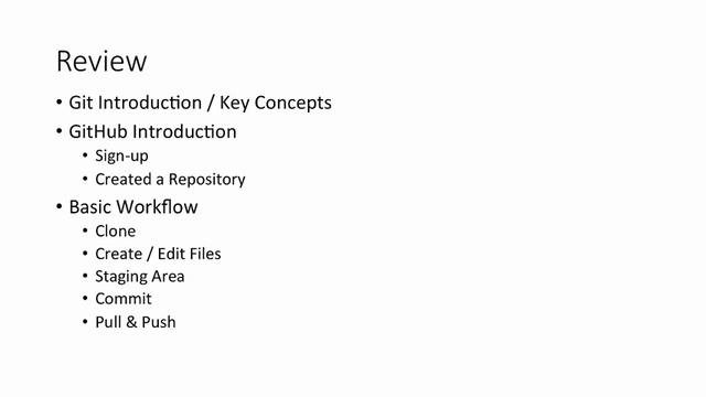 Git Started with GitHub 014 Review and Conclusion смотреть онлайн