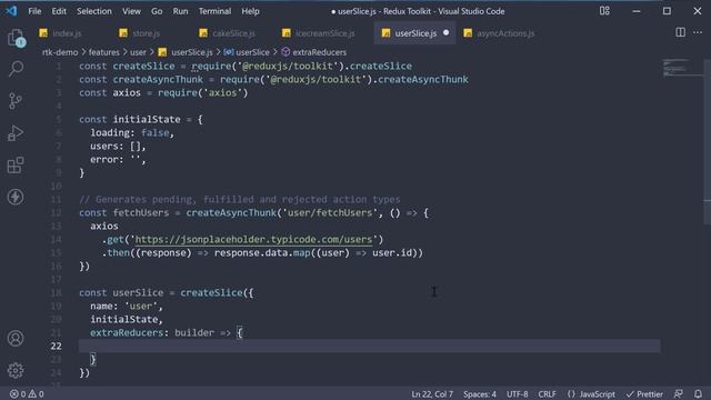 Redux Toolkit Tutorial - 24 - Async Thunks смотреть онлайн