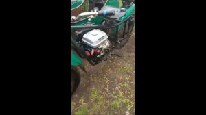 Установили двигатель от мотоблока  на мотоцикл урал