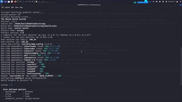 How to connect and control Android with Kali Linux -2023 || scrcpy || смотреть онлайн