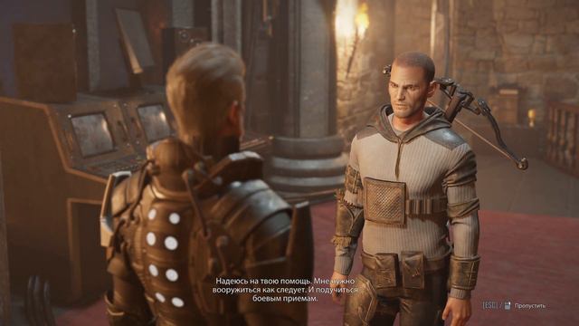 Elex 2. Глава 1. ч26. Экскурсия по замку Клириков. Неисправный робот