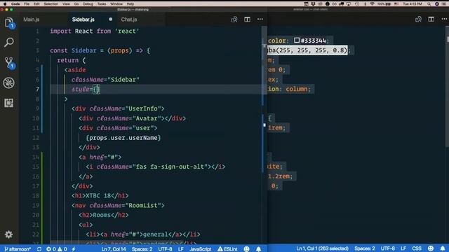 Day 6 - Afternoon, part 18: Style Sidebar, spread operator with objects - XTBC 2018 Session 2 смотреть онлайн