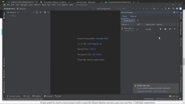 02 React native utilizando el emulador de android en lugar de expo смотреть онлайн