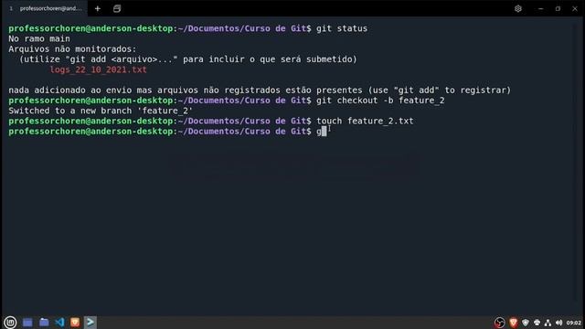 CURSO COMPLETO de Git e GitHub - Comando Git checkout смотреть онлайн
