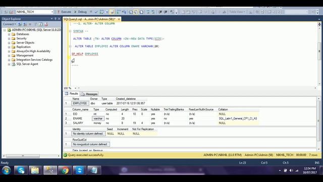 2. SQL SERVER - How To Use DDL Command in SQL Server смотреть онлайн