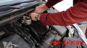 Замена аккумулятора Mazda CX-7 2011г.в.