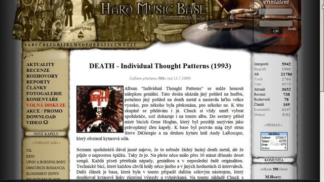 DEATH - Hard Music Base webzine смотреть онлайн