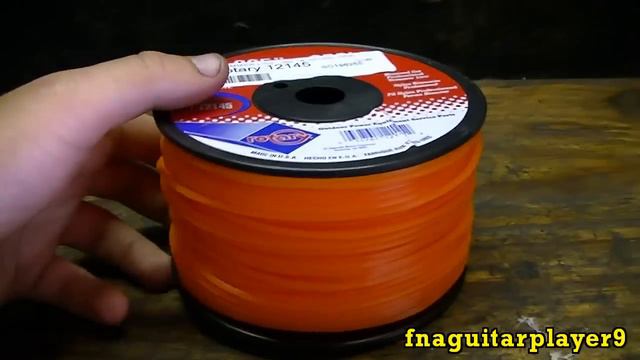 Quick Tip #14 : Best Weedeater String / Trimmer Line, Rotary Orange Diamond (square line) смотреть онлайн