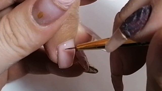 наращивание травма ногтей нежный и быстрый дизайн #shorts#nails#nailart