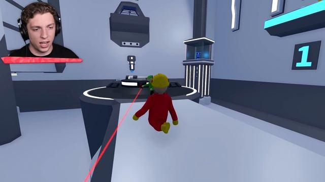 0% Chance Of SURVIVAL AGAINST The LASERS! (Human Fall Flat) смотреть онлайн