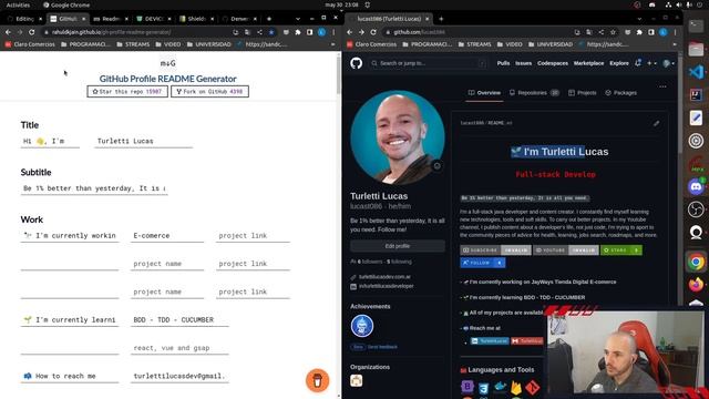 Transforma tu perfil de GitHub en una poderosa carta de presentación profesional смотреть онлайн
