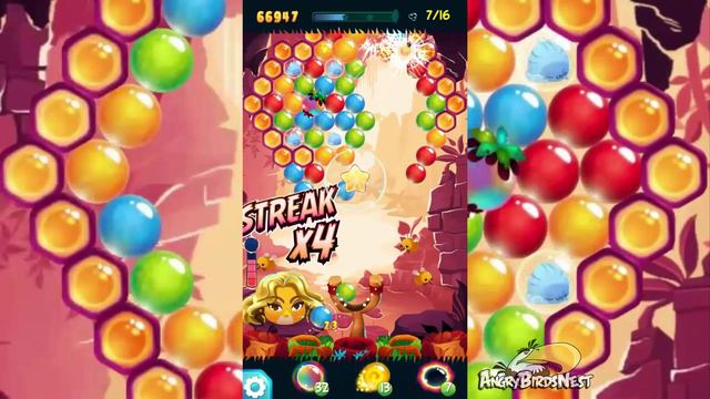 Shakira! Angry Birds Stella Pop Part 57 - Levels 301 to 305 - Love Lagoon Shakira Bird Update смотреть онлайн