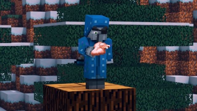 Villager vs Pillager Life Winter War 6 - Alien Being Minecraft Animation смотреть онлайн
