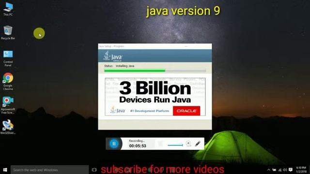 How to install java jdk 9 version set path of jdk 9 and run java program java latest version instal смотреть онлайн