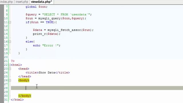 [Hindi]PHP MYSQL IN HINDI LESSON 20 : How to Retrive data from database in PHP. смотреть онлайн