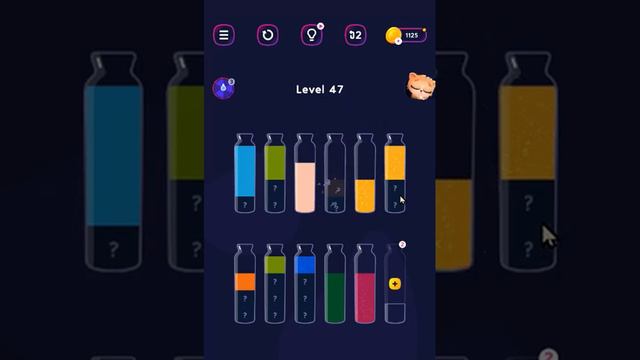 Get Color - Water Sort Puzzle level 47 | Mobile Games смотреть онлайн