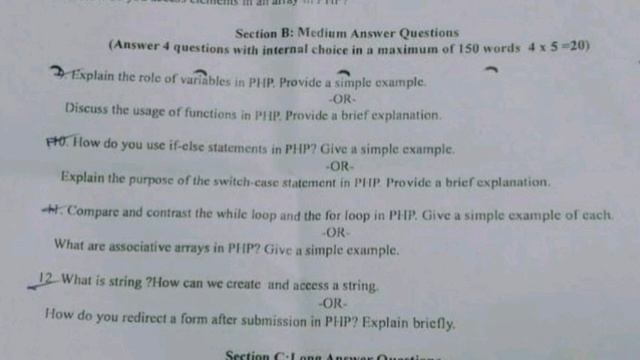PHP Programming | UG 2nd Semester SEC | Syllabus & Question Paper | University of Kashmir смотреть онлайн