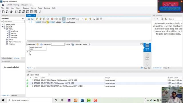 How to Learn about MySQL Aggregate Functions Part-15 by Zain Ul Abideen IIT Chakswari Mirpur AK смотреть онлайн