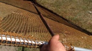 Делаю Сак (Клуня, треугольник) - Очень старая снать для ловли рыбы