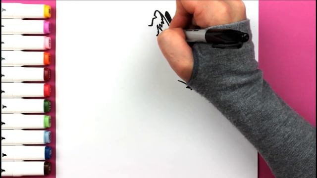 Como Dibujar Un LOBO Paso A Paso | Dibujos Fáciles Para Niños | Colores Brillantes ❤