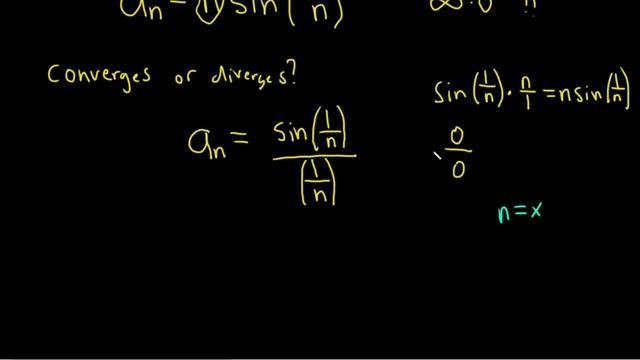 How to Determine if a Sequence Converges or Diverges: Example with n*sin(1/n) смотреть онлайн