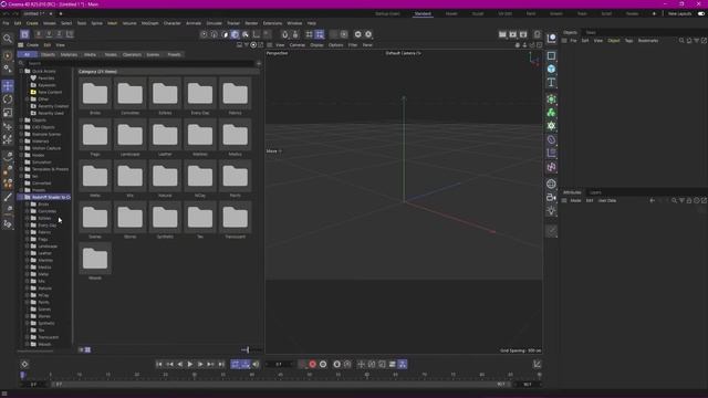 REDSHIFT C4D - INSTALLING LEGACY lib4d FILES IN THE NEW CINEMA 4D R25 ASSET BROWSER смотреть онлайн