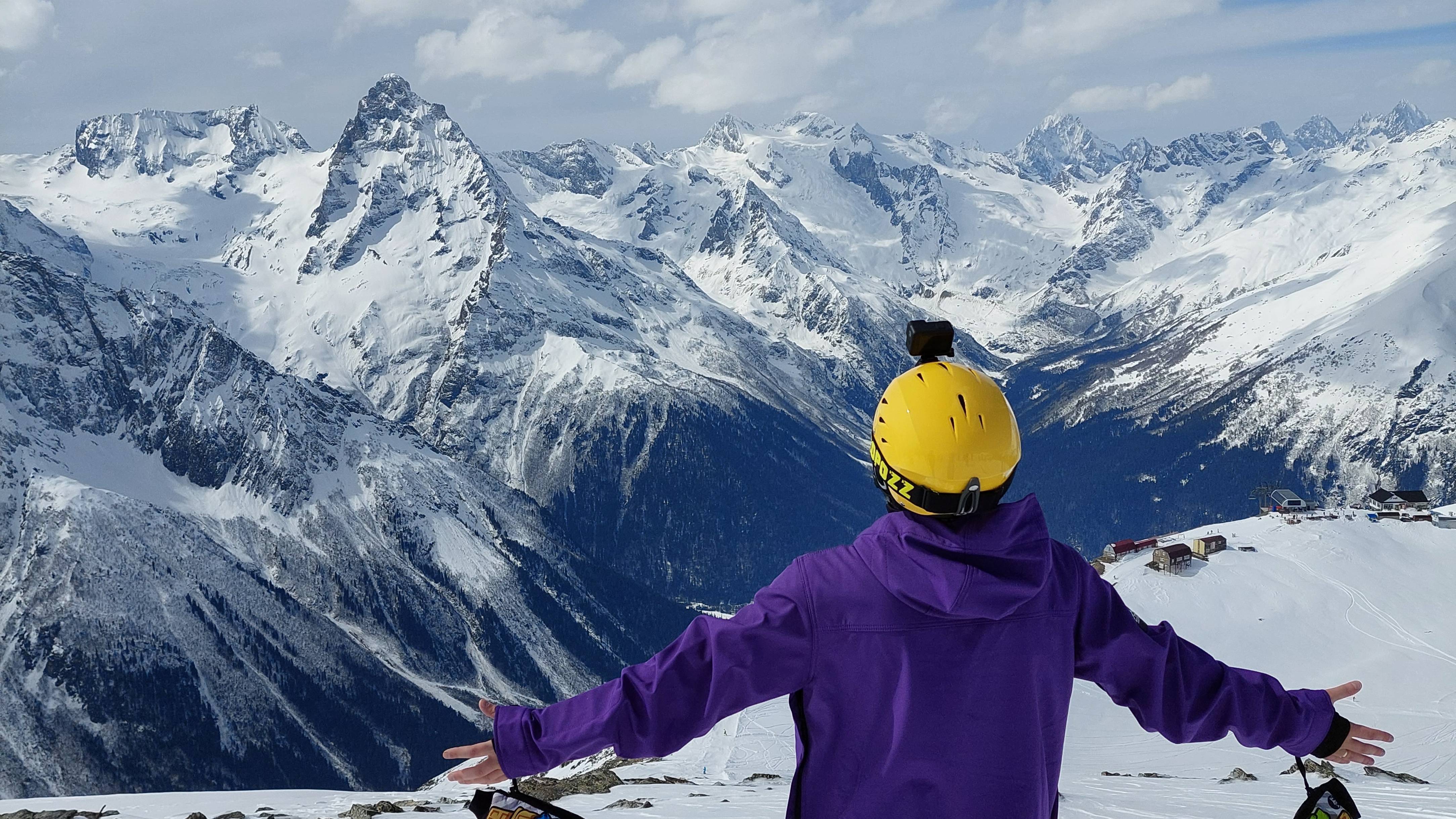 Красивые горы, Домбай, Эльбрус