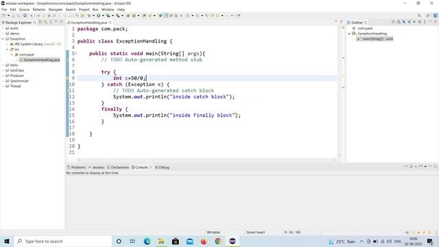 Finally Block in Java with Example | Use of finally Block | Exception Handling in Java | Eclipse ID смотреть онлайн