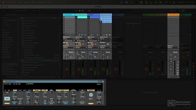 14. Routing Audio to Granulator Input