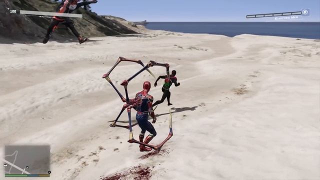GTA 5 SPIDER-MAN Cùng 500 Anh Em Năm 2099 Đi Tìm NGƯỜI NHỆN BÓNG TỐI Đang Phá Hủy Liên Kết Đa Vũ Tr смотреть онлайн