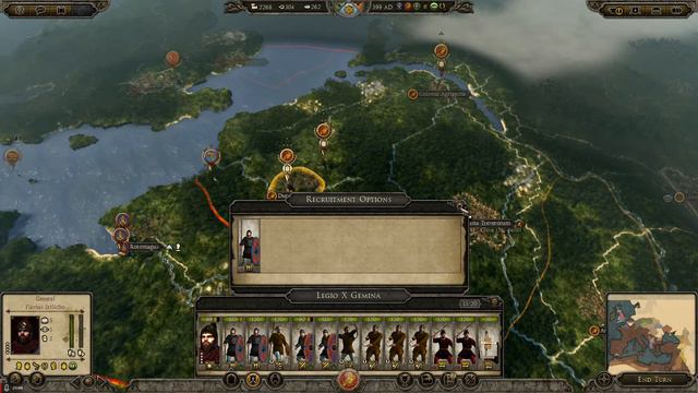 United Roman Empire Attila Total War Mod 7# Let´s Play Campaign Rome смотреть онлайн