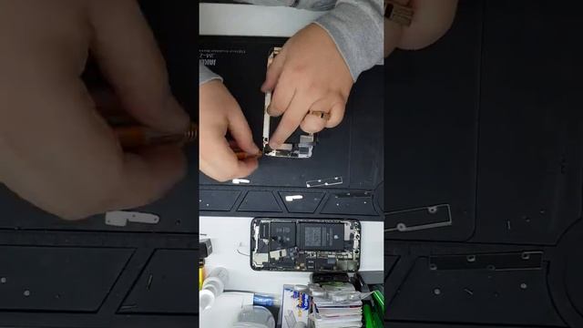 Замена дисплея на IPhone Xs Max. Снимаем дисплей с нового #Xsmax