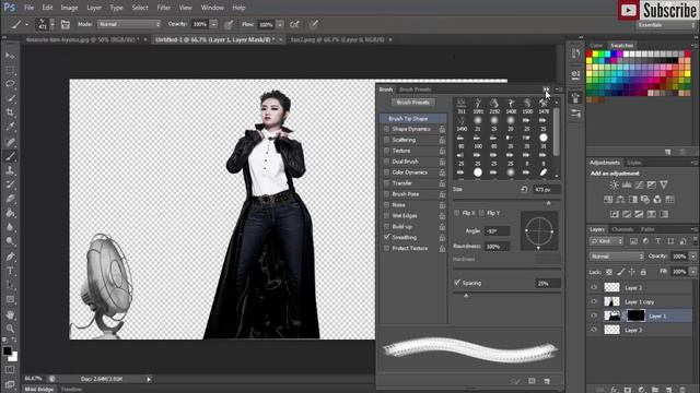 photoshop cs6/cc wind blow disappear effect photoshop tutorial смотреть онлайн
