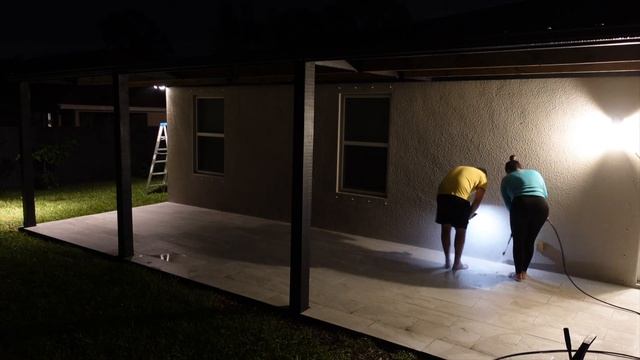 FINALLY INSTALLING A ROOF ON OUR DIY ATTACHED MODERN PERGOLA | HOW TO INSTALL METAL ROOF смотреть онлайн