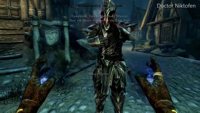 Ebony Warrior as a follower (modded) смотреть онлайн