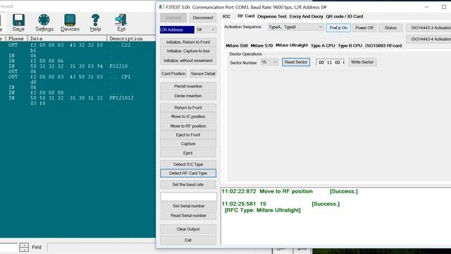 Test Demo Operate Mifare Ultralight Cards смотреть онлайн
