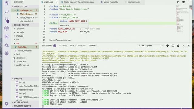 Wake Word Detection on Maix Board - K210 MCU смотреть онлайн